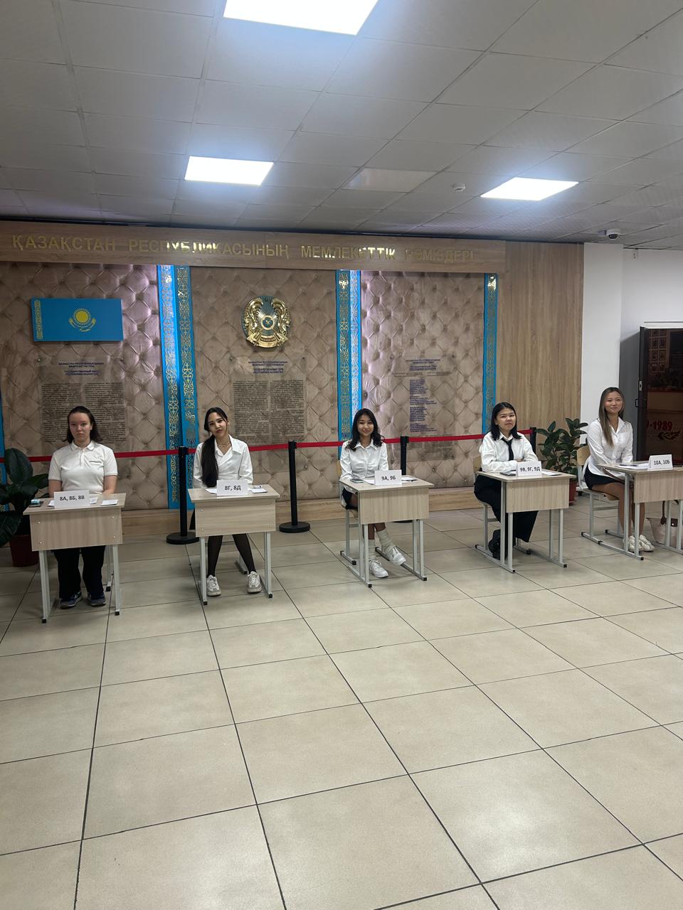Мектепте президент сайлауы өтті.